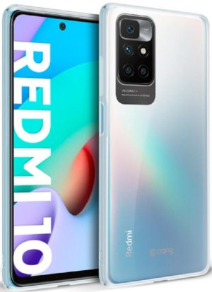 Crong Slim Διάφανη Θήκη Σιλικόνης Xiaomi Redmi 10 - 0.8mm - Transparent (CRG-CRSLIM-XRMI10-TRS) CRG-CRSLIM-XRMI10-TRS