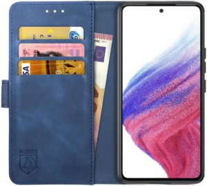 Rosso Element PU Θήκη Πορτοφόλι Samsung Galaxy A53 5G - Blue (8719246344169) 99410