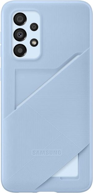 Official Samsung Card Slot Cover - Θήκη Σιλικόνης με Υποδοχή για Κάρτα - Samsung Galaxy A33 5G - Arctic Blue (EF-OA336TLEGWW) 13018533
