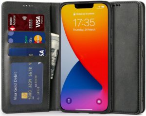 Tech-Protect Wallet Magnet - Flip Θήκη Πορτοφόλι Apple iPhone 14 - Black (9589046925641) 107942
