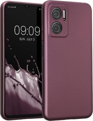 KWmobile Θήκη Σιλικόνης Xiaomi Redmi 10 5G με Πλαίσιο Κάμερας - Metallic Lavender (61414.230) 61414.230