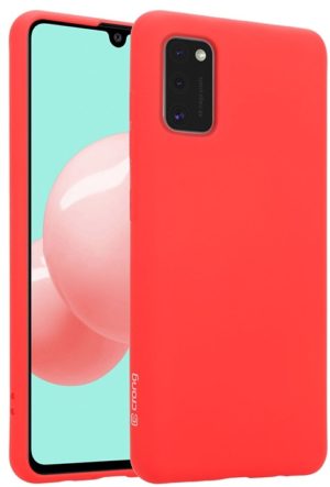 Crong Color Θήκη Premium Σιλικόνης Samsung Galaxy A41 - Red (CRG-COLR-SGA41-RED) CRG-COLR-SGA41-RED