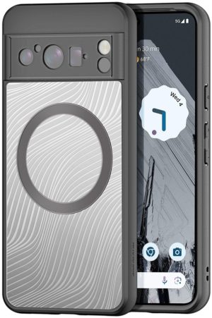 DuxDucis Aimo MagSafe Series - Premium Ημιδιάφανη MagSafe Σκληρή Θήκη - Google Pixel 8 Pro - Black (6934913023617) 117568