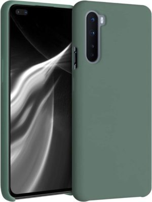 KWmobile Soft Flexible Rubber Cover - Θήκη Σιλικόνης OnePlus Nord - Forest Green (51871.166) 51871.166