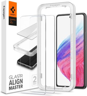 Spigen GLAS.tR ALIGNmaster - Αντιχαρακτικό Γυάλινο Tempered Glass Samsung Galaxy A53 5G - Clear - 2 Τεμάχια (AGL04306) AGL04306