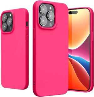 KWmobile Θήκη Σιλικόνης Apple iPhone 14 Pro Max - Neon Pink (59078.77) 59078.77