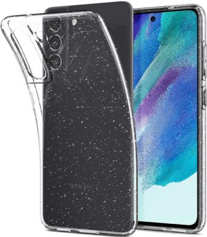 Spigen Θήκη Σιλικόνης Liquid Crystal Glitter - Samsung Galaxy S21 FE 5G - Crystal Quartz (ACS03056) ACS03056