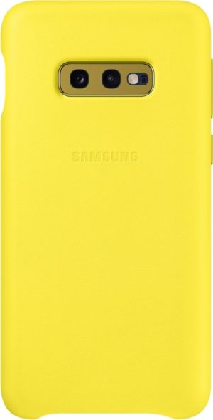 Official Samsung Leather Cover Samsung Galaxy S10e - Yellow (EF-VG970LYEGWW) 13013048