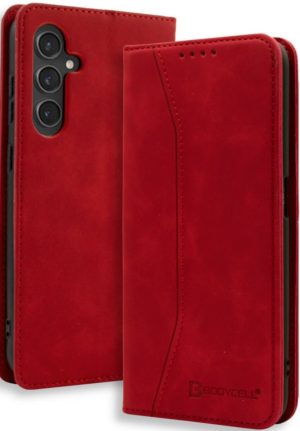 Bodycell Θήκη - Πορτοφόλι Samsung Galaxy S23 FE - Red (5206015072055) 04-01207