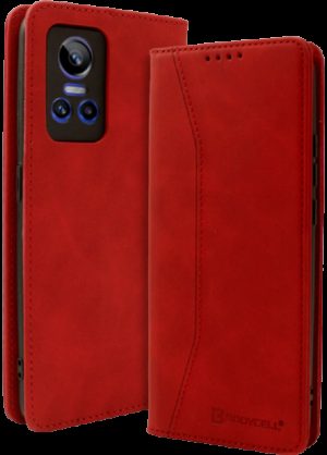 Bodycell Θήκη - Πορτοφόλι Realme GT Neo 3 - Red (5206015018893) 04-01065