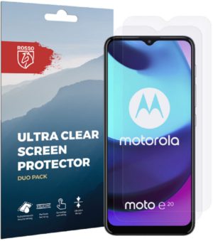 Rosso Ultra Clear Screen Protector - Μεμβράνη Προστασίας Οθόνης - Motorola Moto E20 - 2 Τεμάχια (8719246342509) 96332