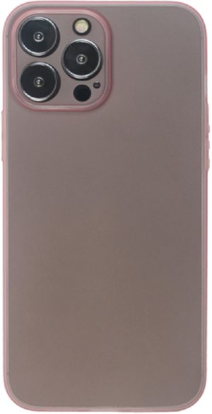 Vivid Θήκη Σιλικόνης Slim Apple iPhone 13 Pro -Transparent / Pink (VISLIM197PK) 13018616