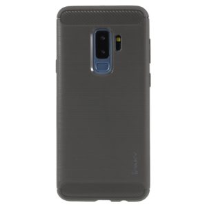 Θήκη Samsung Galaxy S9 Plus 6.2 IPAKY Original Brushed TPU Back Case with Carbon Fiber Decorated-Grey MPS12058