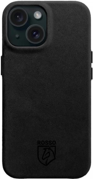 Rosso Elite Back Cover - Δερμάτινη Θήκη MagSafe - Apple iPhone 15 - Black (8719246442087) 119370