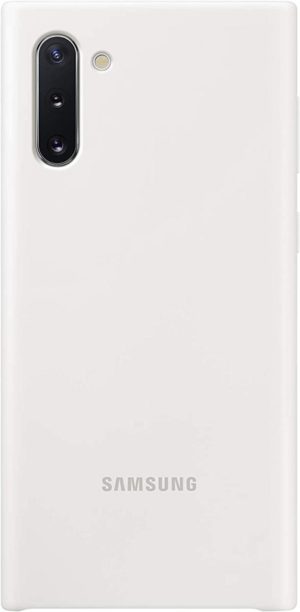 Official Samsung Silicone Cover Θήκη Σιλικόνης - Samsung Galaxy Note 10 - White (EF-PN970TWEGWW) 13013931