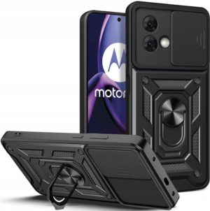 Tech-Protect Camshield Pro - Ανθεκτική Θήκη Motorola Moto G84 με Κάλυμμα για την Κάμερα - Μεταλλικό Ring Holder - Black (9319456607345) 116850