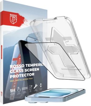 Rosso Tempered Glass - FullFace Αντιχαρακτικό Προστατευτικό Γυαλί Οθόνης Apple iPhone 15 (8719246407055) 116352