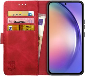 Rosso Element PU Θήκη Πορτοφόλι Samsung Galaxy A54 - Red (8719246377129) 113047