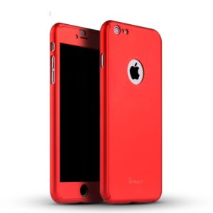 Θήκη iPhone 6 plus/6s plus 5.5 IPAKY Original Full Protection PC Matte Cover + Screen Protector-Red MPS11244