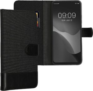 KWmobile Θήκη Πορτοφόλι Xiaomi Redmi Note 12 4G - Anthracite / Black (61171.73) 61171.73