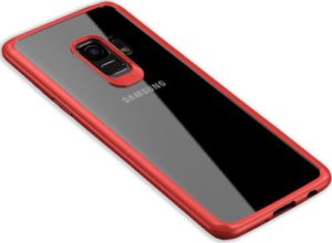 Θήκη Samsung Galaxy S9 IPAKY Focus Series TPU Frame + Clear Acrylic Back Case-Red MPS12068