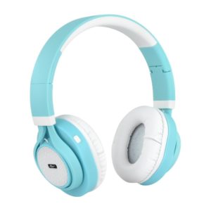 Headphones Bluetooth stereo with mic AP-B04 white/turquoise MPS11921