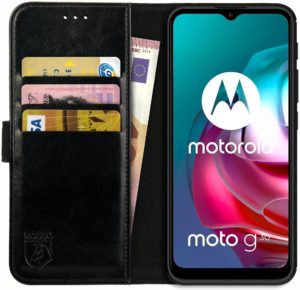 Rosso Element PU Θήκη Πορτοφόλι Motorola Moto G30 / G20 / G10 - Black (8719246312748) 89375