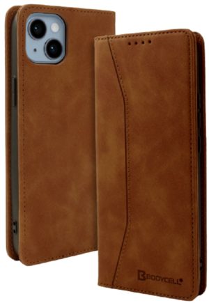 Bodycell Θήκη - Πορτοφόλι Apple iPhone 14 - Brown (5206015013966) 04-01002