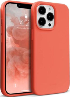 Crong Color Θήκη Premium Σιλικόνης Apple iPhone 13 Pro - Coral (CRG-COLR-IP1361P-COR) CRG-COLR-IP1361P-COR