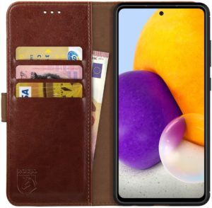 Rosso Element PU Θήκη Πορτοφόλι Samsung Galaxy A72 - Brown (8719246296642) 115949