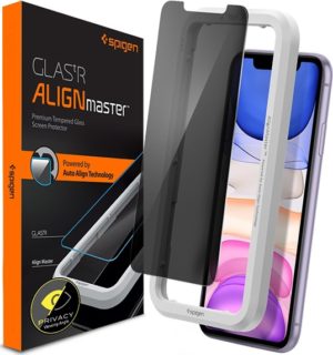 Spigen GLAS.tR ALIGNmaster Privacy - Αντιχαρακτικό Γυάλινο Screen Protector iPhone 11 (AGL00103) AGL00103