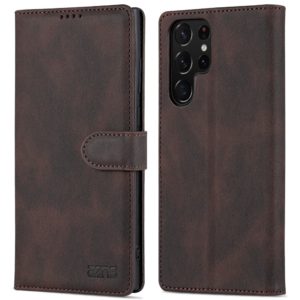 Θήκη Samsung Galaxy S22 Ultra 5G AZNS Wallet Leather Stand-brown MPS15544