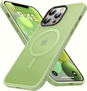 HappyCase Ημιδιάφανη Σκληρή Θήκη MagSafe - Apple iPhone 13 Pro Max - Matte Green (8719246422331) 116684