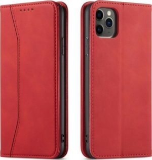 Bodycell Θήκη - Πορτοφόλι Apple iPhone 12 / 12 Pro - Red (5206015055355) 82441