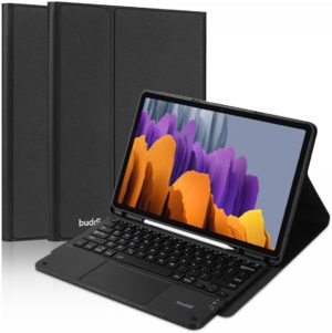 Buddi Zuna Keyboard Case - Θήκη με Υποδοχή για Γραφίδα και Πληκτρολόγιο Bluetooth - Samsung Galaxy Tab S8 Plus / S7 Plus / S7 FE 12.4 - Black (8719246386626) 115325