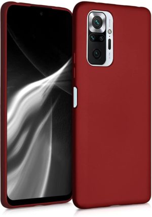 KWmobile Θήκη Σιλικόνης Xiaomi Redmi Note 10 Pro - Metallic Dark Red (54552.36) 54552.36