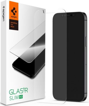 Spigen Tempered Glass GLAS.tR Slim HD - Αντιχαρακτικό Γυαλί Οθόνης Apple iPhone 12 / 12 Pro - Clear (AGL01511) AGL01511