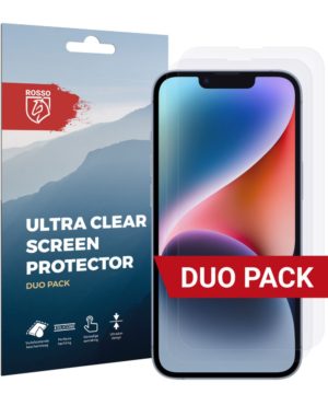 Rosso Ultra Clear Screen Protector - Μεμβράνη Προστασίας Οθόνης - Apple iPhone 14 - 2 Τεμάχια (8719246369698) 108365