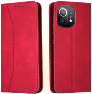 Bodycell Θήκη - Πορτοφόλι Xiaomi Mi 11 - Red (5206015063350) 81367