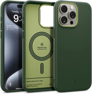 Caseology Nano Pop Mag - Ανθεκτική MagSafe Θήκη Σιλικόνης - Apple iPhone 15 Pro - Avo Green (ACS06754) ACS06754