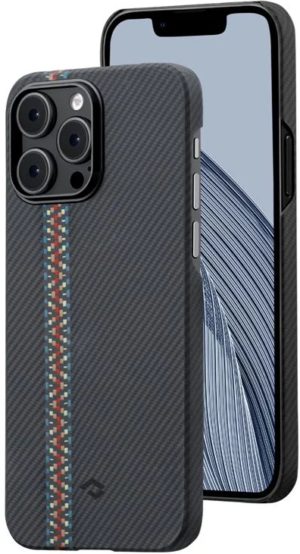 Pitaka Fusion Weaving MagEZ Case 3 - MagSafe Θήκη Aramid Fiber Body Apple iPhone 14 Pro Max - 0.95mm - 600D - Rhapsody (FR1401PM) FR1401PM