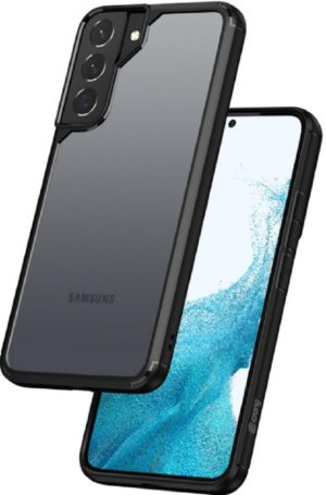 Crong Διάφανη Θήκη Hybrid Samsung Galaxy S22 Plus 5G - Black (CRG-HCLC-SGS22P-BLK) CRG-HCLC-SGS22P-BLK