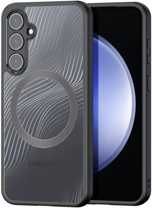 DuxDucis Aimo MagSafe Series - Premium Ημιδιάφανη MagSafe Σκληρή Θήκη - Samsung Galaxy S23 FE - Black (6934913022382) 117570
