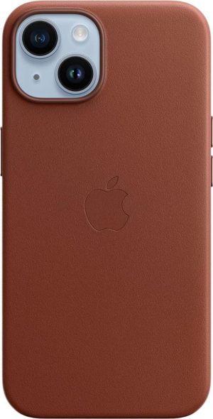 Official Apple Leather Case - Δερμάτινη Θήκη με MagSafe Apple iPhone 14 - Umber (MPP73ZM/A) 13019957