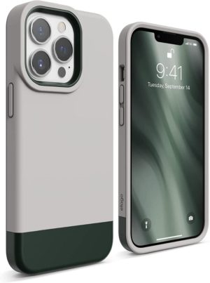 Elago Θήκη Glide - Apple iPhone 13 Pro - Stone / Dark Green (ES13GL61PRO-STDGR) ES13GL61PRO-STDGR