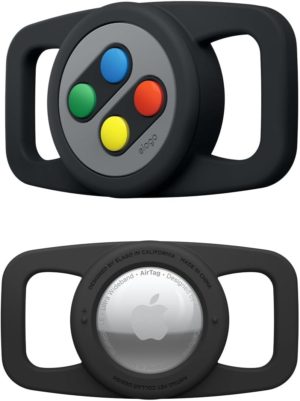 Elago W5 Pet Collar Case - Θήκη Premium Σιλικόνης Apple AirTag για Κολάρο Κατοικιδίων - Black (EAT-W5-PET-BK) EAT-W5-PET-BK