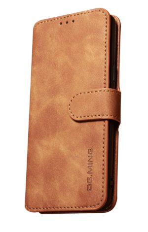 Θήκη Samsung Galaxy S9 DG.MING Retro Style Wallet Leather Case-Brown MPS15971