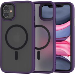 Spacecase Hybrid MagSafe - Σκληρή Ημιδιάφανη Θήκη MagSafe - Apple iPhone 11 - Purple (5905719103347) 119502