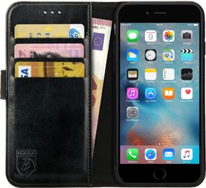 Rosso Element PU Θήκη Πορτοφόλι Apple iPhone 6S Plus / 6 Plus - Black (8719246150968) 93328