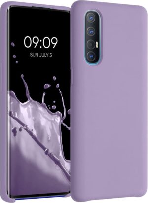 KWmobile Θήκη Σιλικόνης Oppo Find X2 Neo - Soft Flexible Rubber Cover - Violet Purple (53089.222) 53089.222